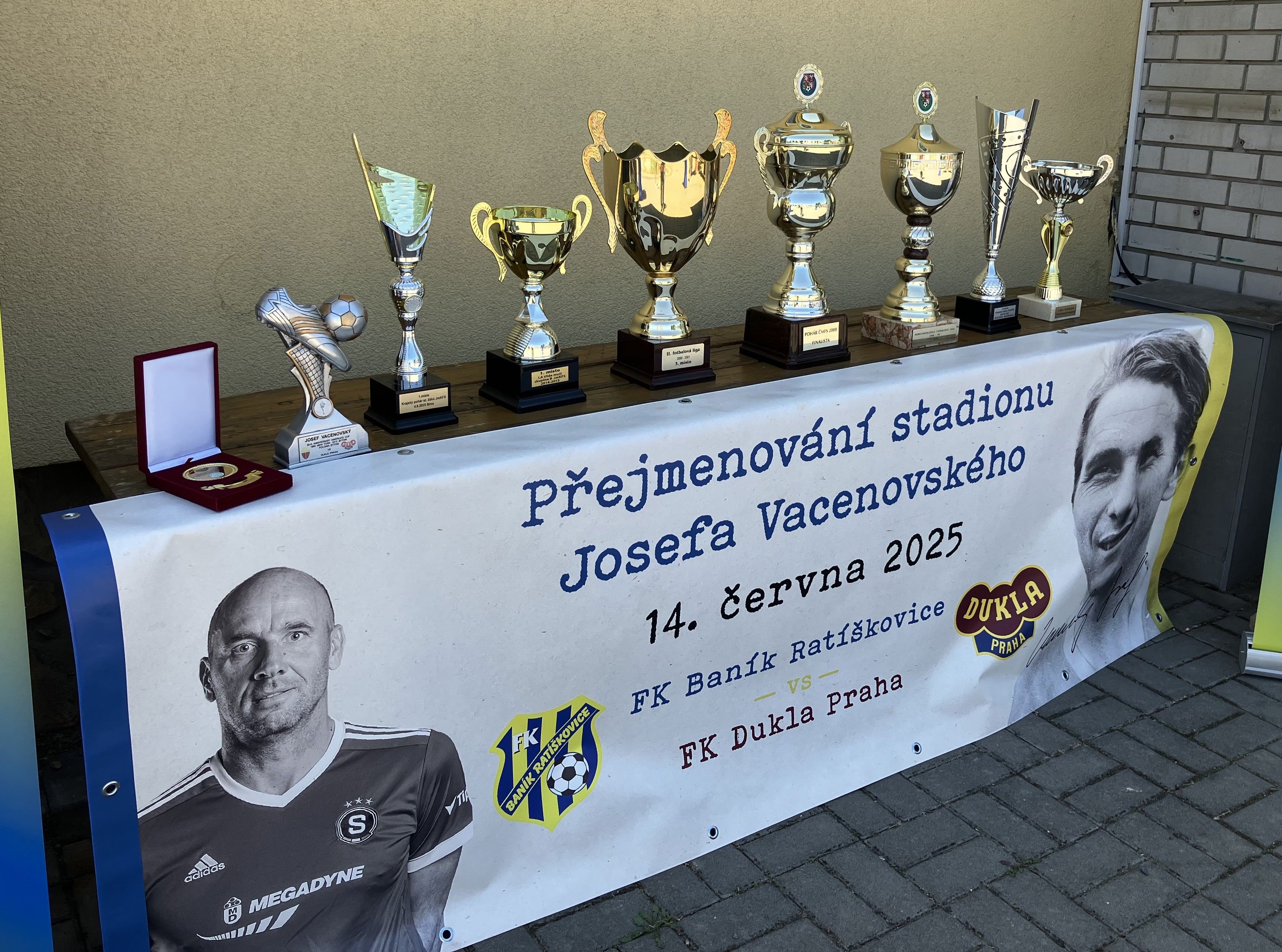 Stadion na hodonnsku nese jmno dukelsk legendy