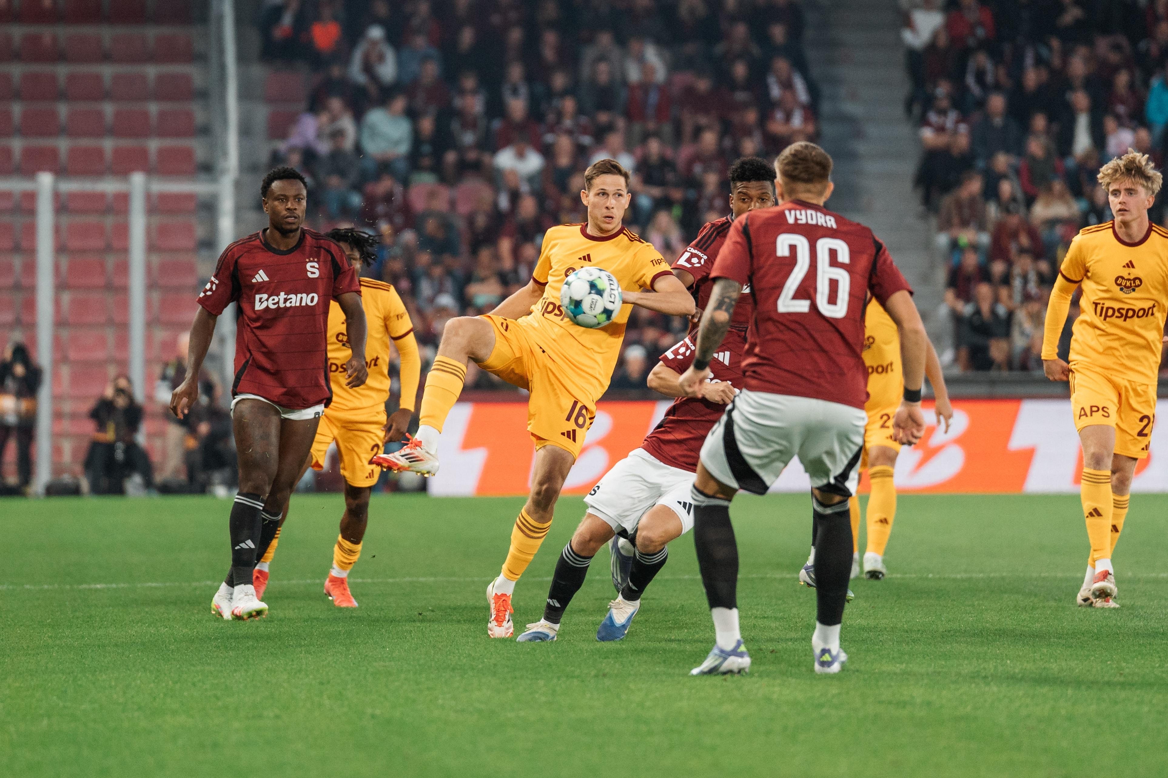 Dukla sahala po bodech na Letn