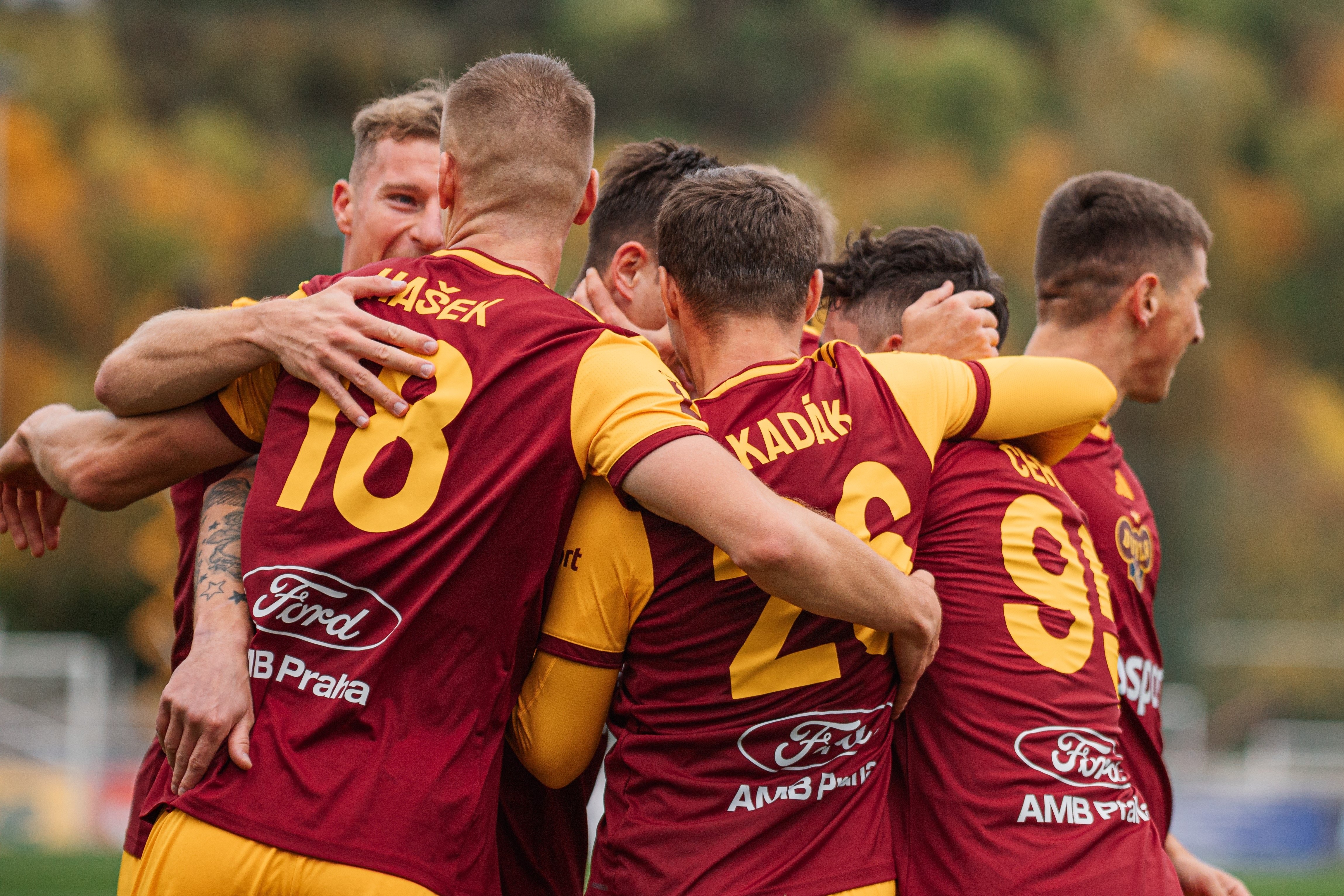Dukla uzave prvn polovinu zkladn sti proti Mlad Boleslavi