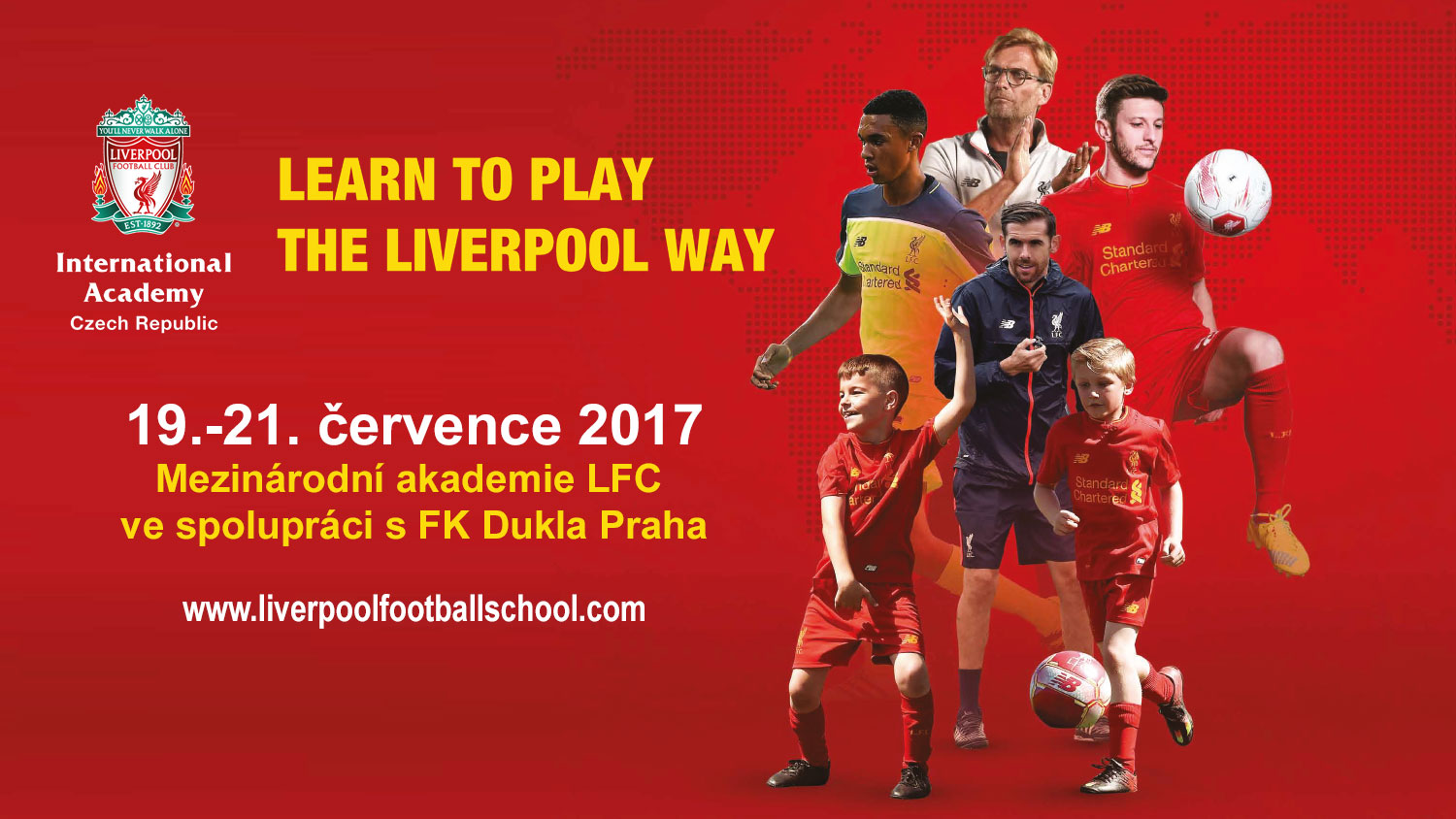 Fotbalov kola Liverpool FC v ervenci na Julisce